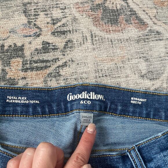 Goodfellow & Co Men's Straight Fit Jeans 34x32 - Picture 5 of 6